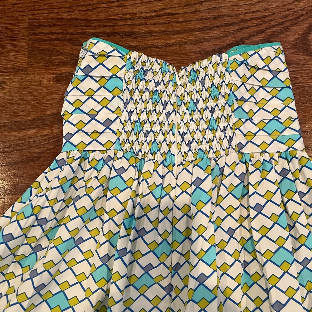 NWT Lusana Freddie Pintuck Mini dress in Gloria S - Picture 3 of 5